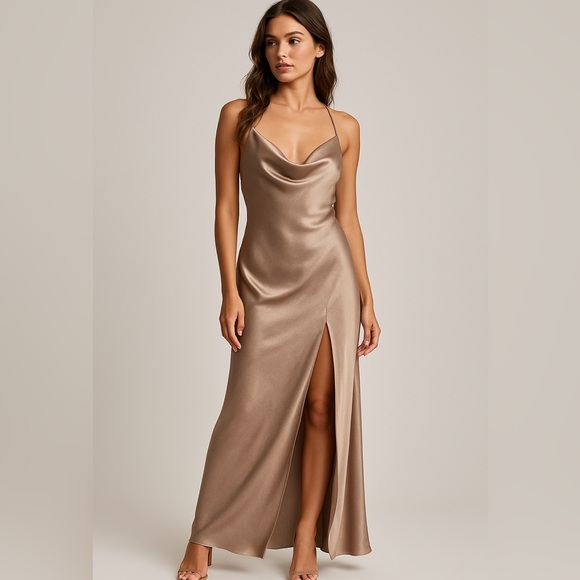 Free People Dresses & Skirts - Free People Gold Maxi Dress